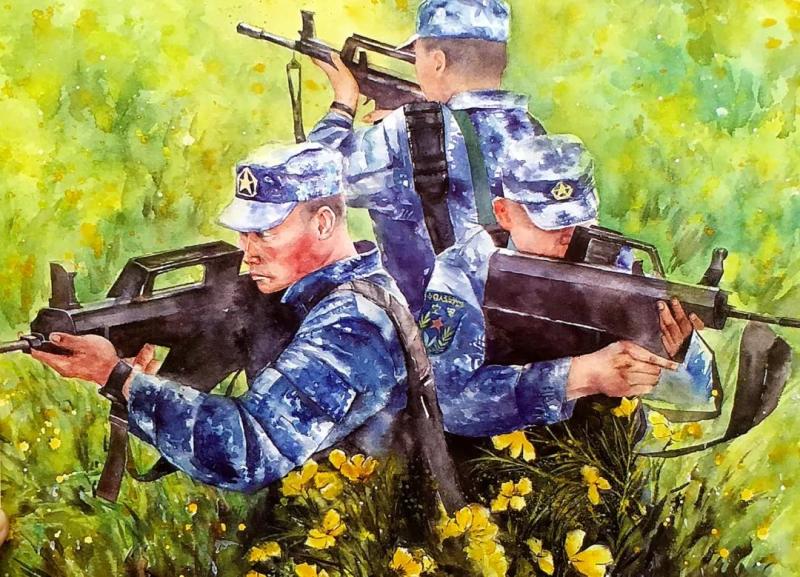 《青春》（水彩）王健.jpg