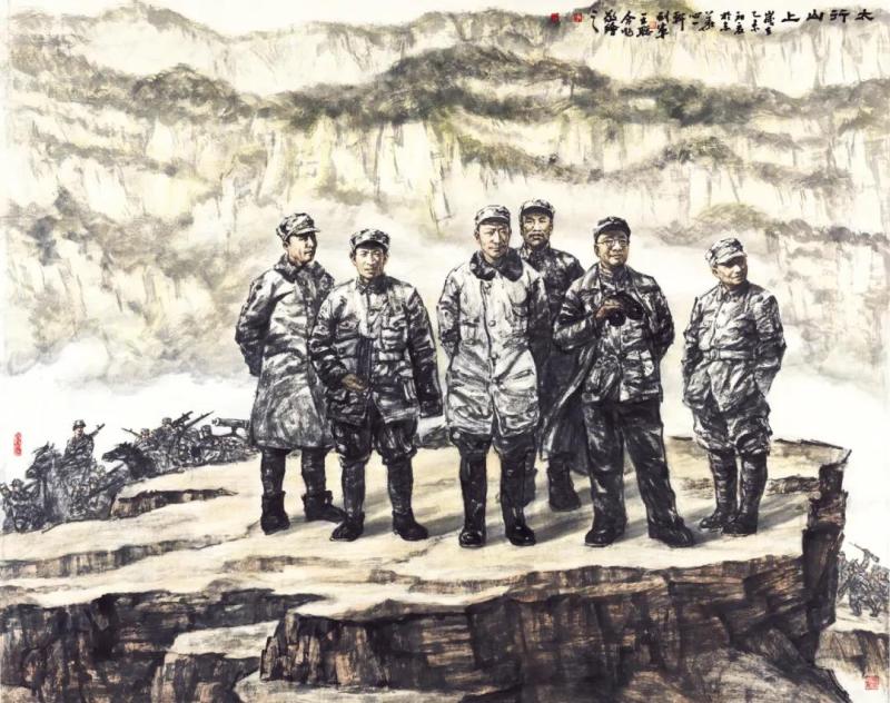 《太行山上》（国画） 王利军.jpg