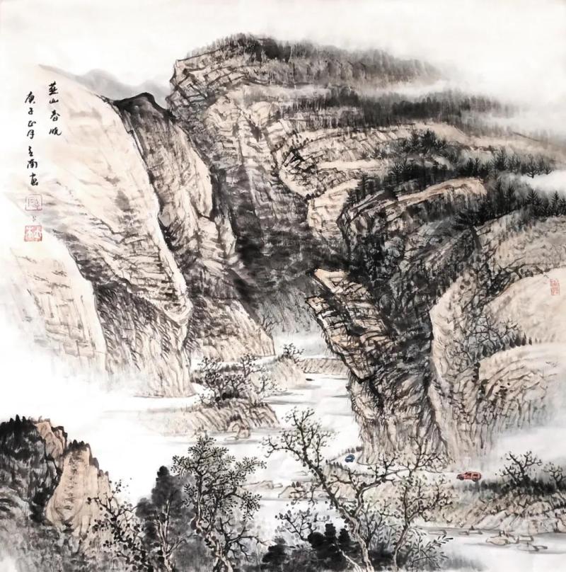 国画《燕山春晓》段立南.jpg