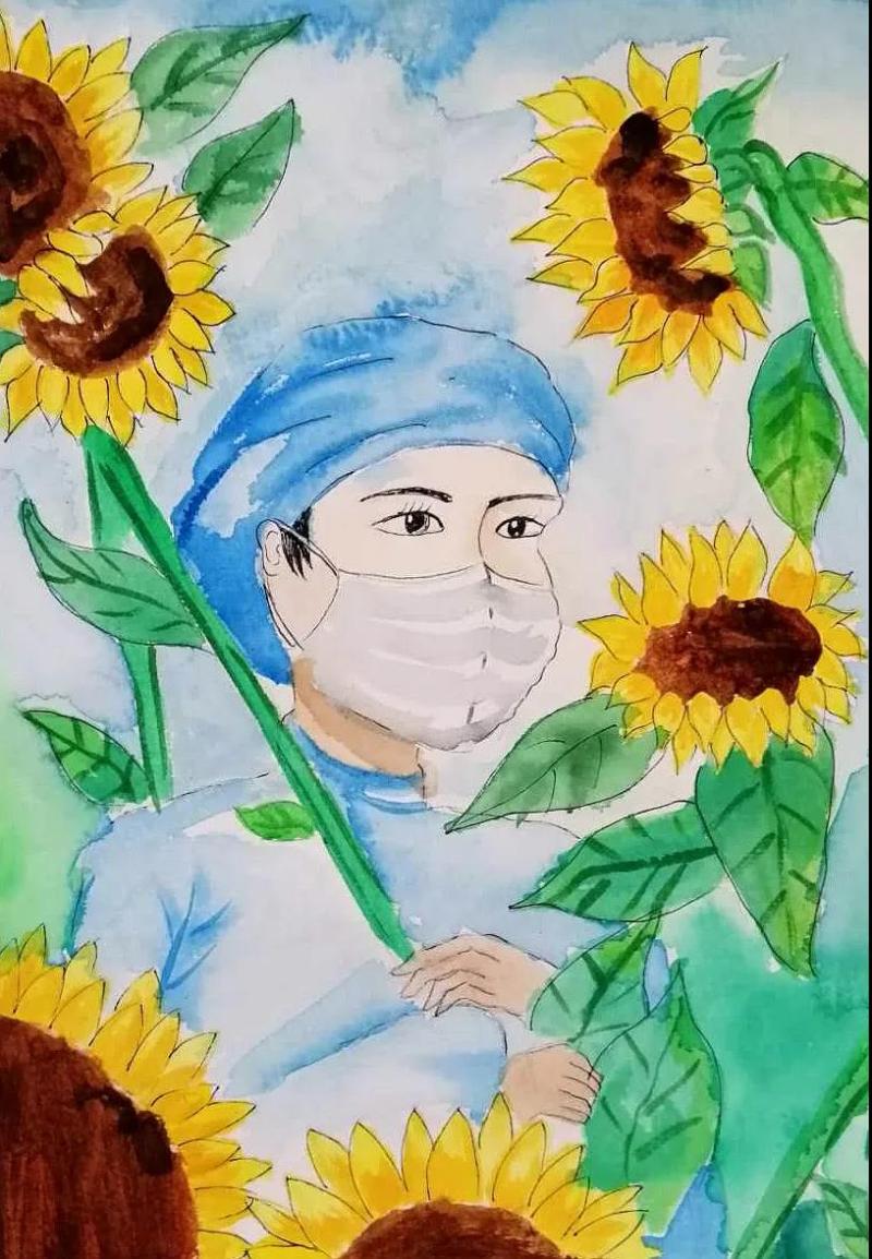 刘珺琪 男 10岁 《最美的人》西画.jpg