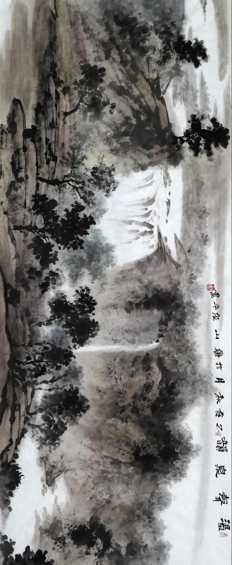国画《瀑声泉韵》鲁泉平.jpg