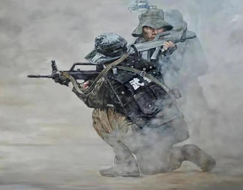 《时刻准备着》（油画）武钢.jpg