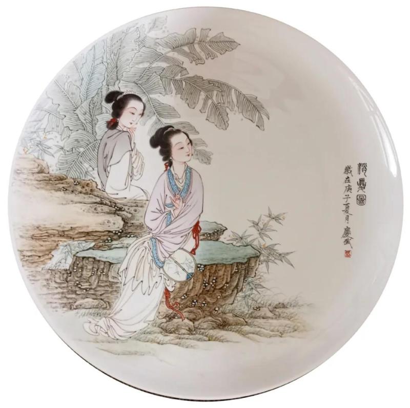 20寸月光屏《消夏图》马庆武.jpg