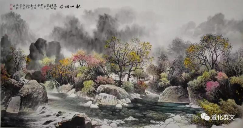 秋山烟雨      张钧.jpg