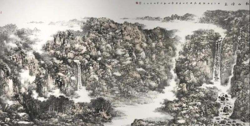 秋山烟岚  作者：张国君.jpg
