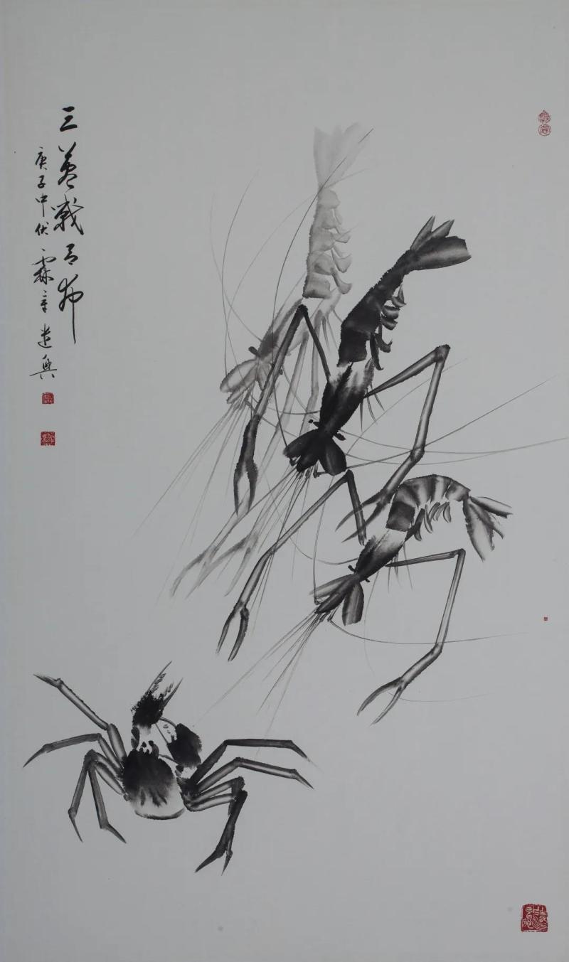 三英战吕布 作者：冯霖章.jpg