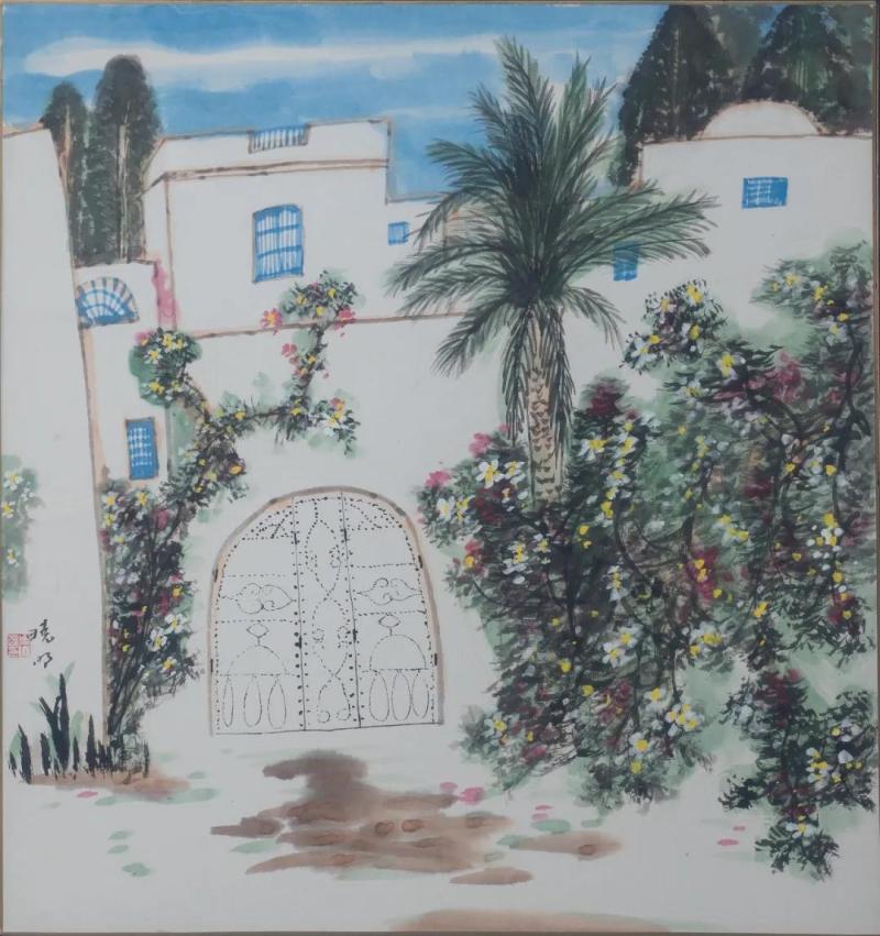 蓝白小镇 作者：周晓明.jpg