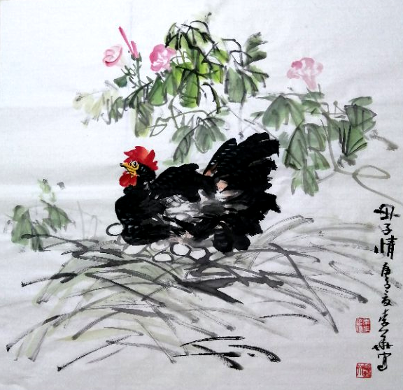 母子情    李华.png