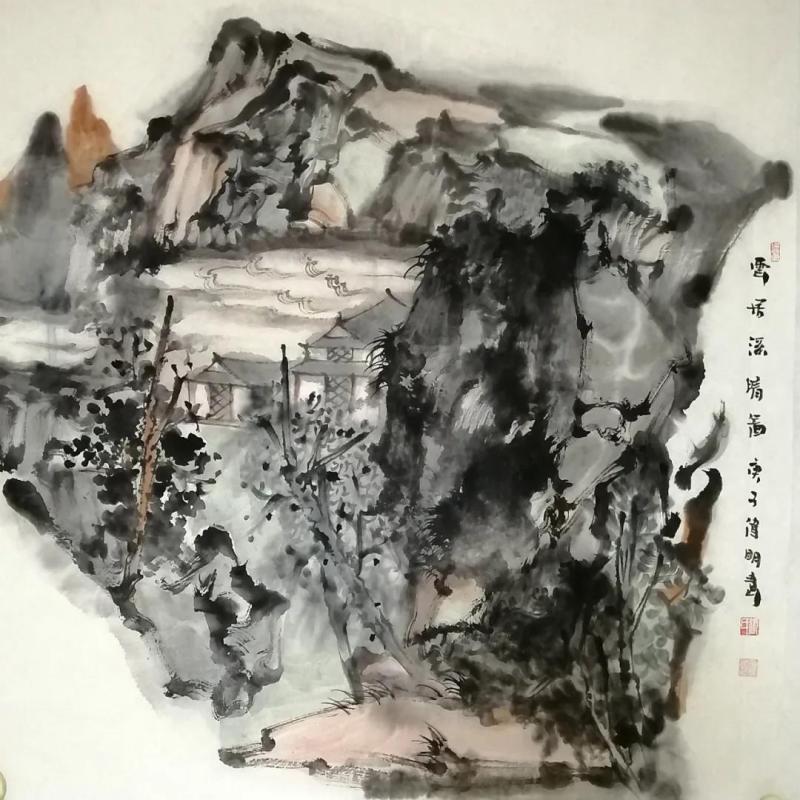 张伟明 《云居溪晴图》.jpg