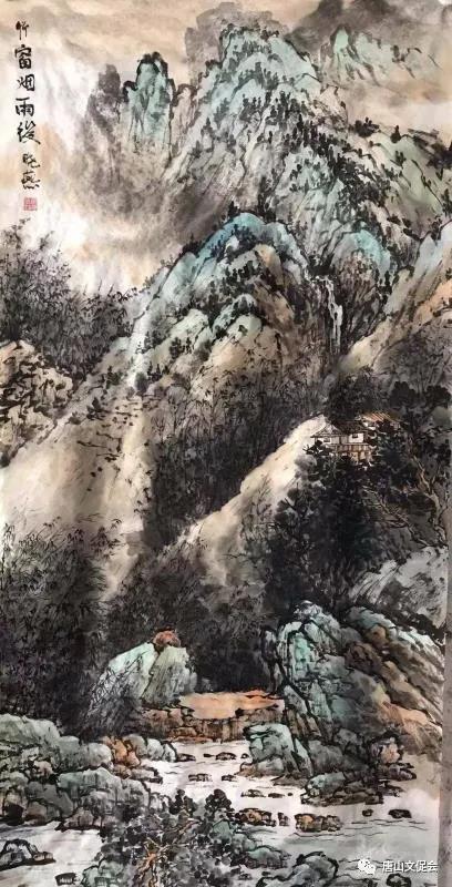 宗晓燕《竹窗烟雨后》.jpg
