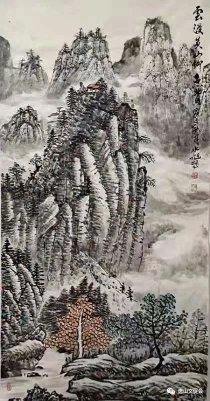 莫永旭《云漫黄山鲫鱼背》.jpg