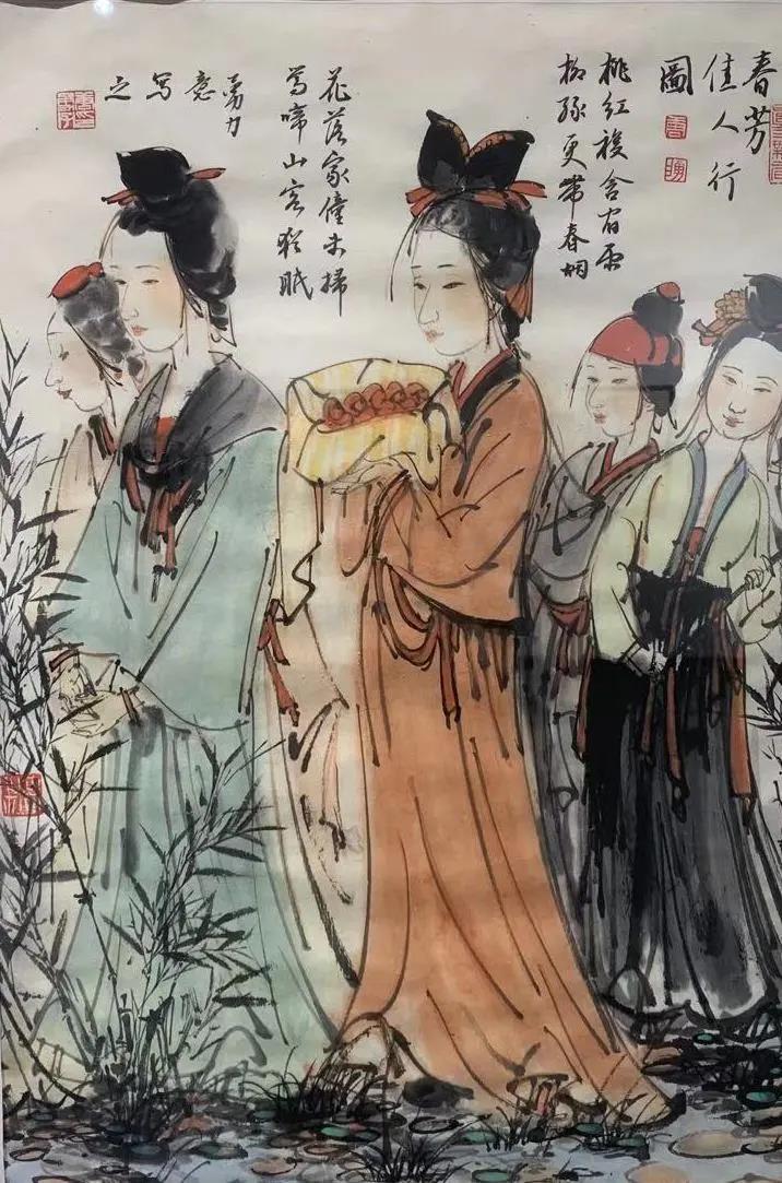 唐勇力--春芳佳人行图.jpg