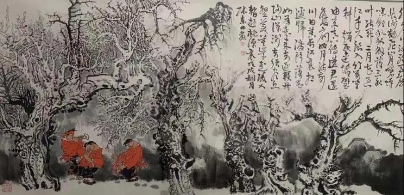 张东林--游桃图.jpg